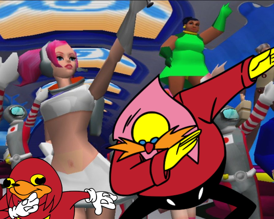 eggman and knuckles dancing